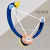 Hanging Table Tennis Trainer With Racket Mini Badminton Tennis Ball Parent-child Interactive Game Indoor Outdoor Kids Sports Toy 3