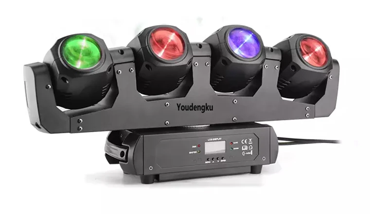 

6 pieces Led scanning moving head beam wash 4x32w 4in1 dmx led rgbw Moving Head Beam Stage Party Disco Bar lightings