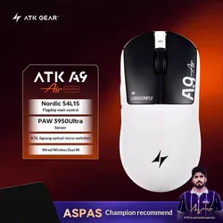Enhanced Wireless Ultra - Precision Gaming Mouse - Ergonomic Design (A9 Air Luminous)