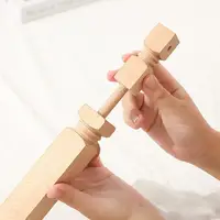 Cerceau Rotatif en Bois pour Broderie, Cadre de Bureau Réglable, Résistant à 360 Degrés, Point de Croix T1, 15/20cm 4