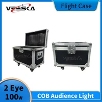 1Pcs LED COB 2eyes 2x100W Blinder Lighting DMX Stage Lighting Effect DMX Controller Club Show Night Stage LightingFlightcase 1