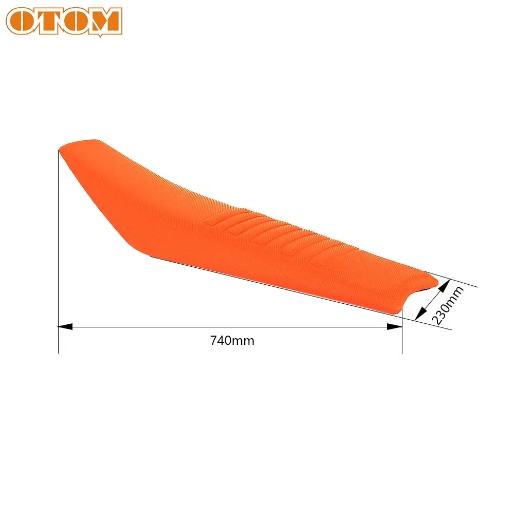 OTOM 2016-19 오토바이 그리퍼 소프트 시트 커버 미끄럼 방지 다이아몬드 패턴 KTM SX XC EXC XC-W SX-F 350 300 용 신축성 방수