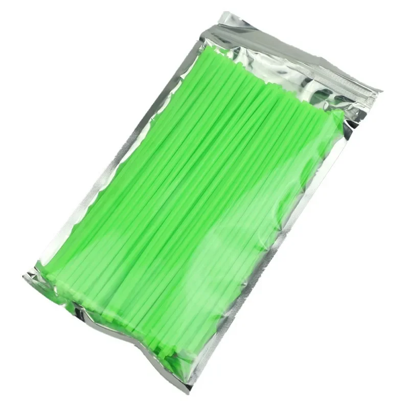 Universal Dirt Bike Spoke Covers 72PCS 24cm Motorcycle Wheel Rim Spoke Wrap Kit Skins Protector Cover for Motocross Bicycle Bike