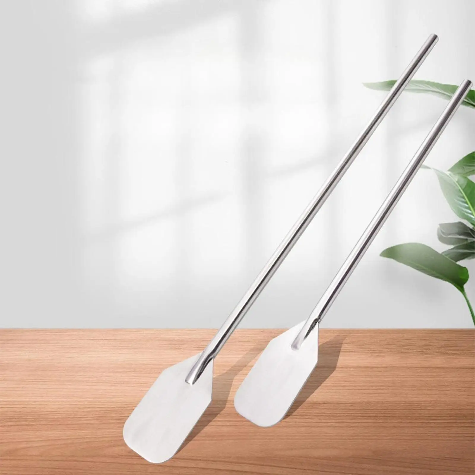 Stainless Steel Mixing Paddle Versatile Solid Rust Resistant Long Handle Mixing Rod for Teacher Big Stock Pots Crab Boil