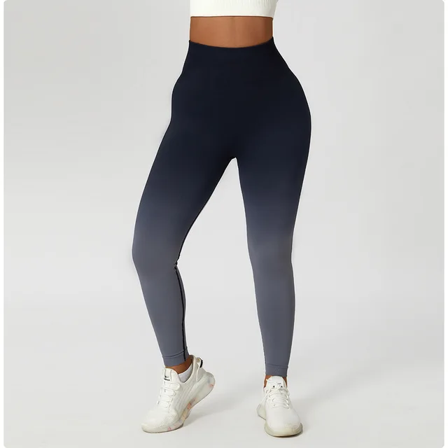 Legging court de yoga - Femme - Couleurs dégradé (EU) – CeruleGearEU