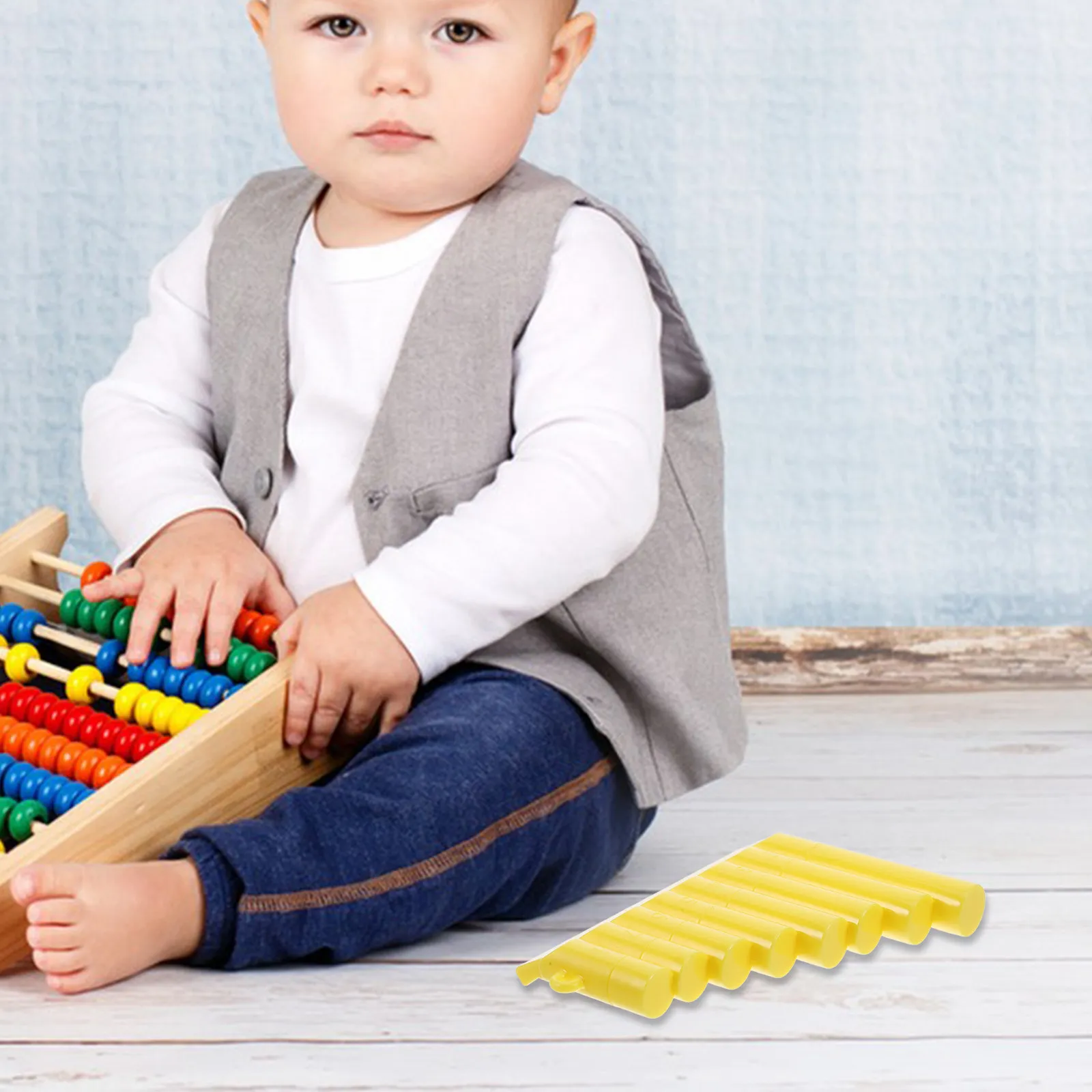 8홀 경량 팬 플루트 C 키 초보자용 악기 어린이용 플라스틱 팬 파이프 배우기 쉬운 음악 교육 도구