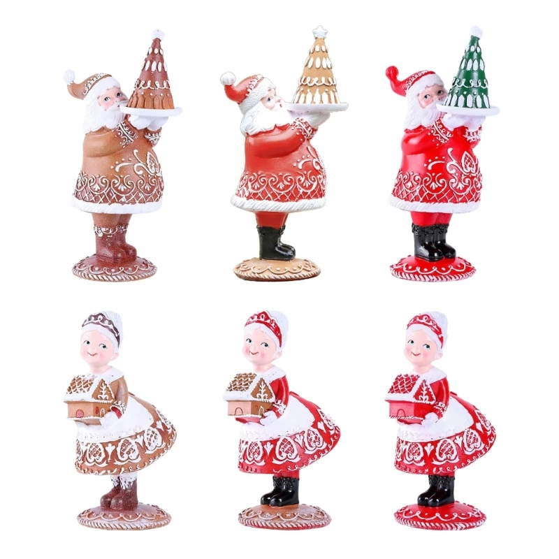 

Lovely Couple Statue Knick-knacks Christmas Ornament Outdoor Resin Fun Figurine