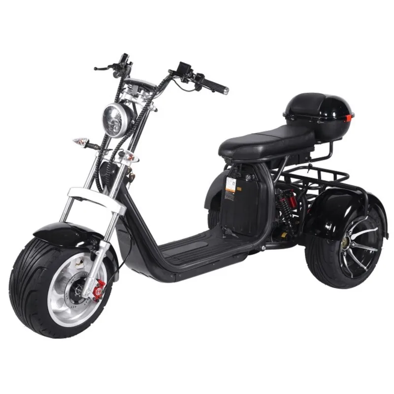 Electric Scooter Electric Three-wheeled Chopper 60V 2000W Electric Motorcycle Bobber Sportsters Travel City Coco Scooter