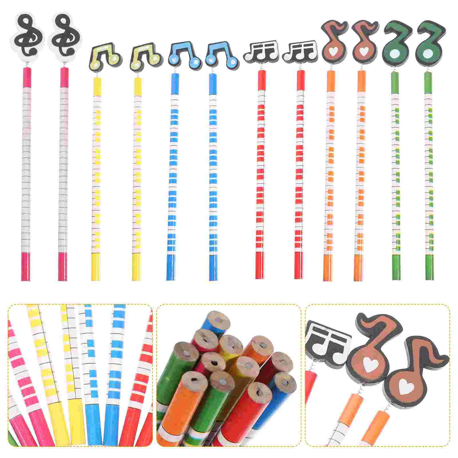 

Musical Note Pencils Music Theme Wooden Pencils for Artists Kids Students