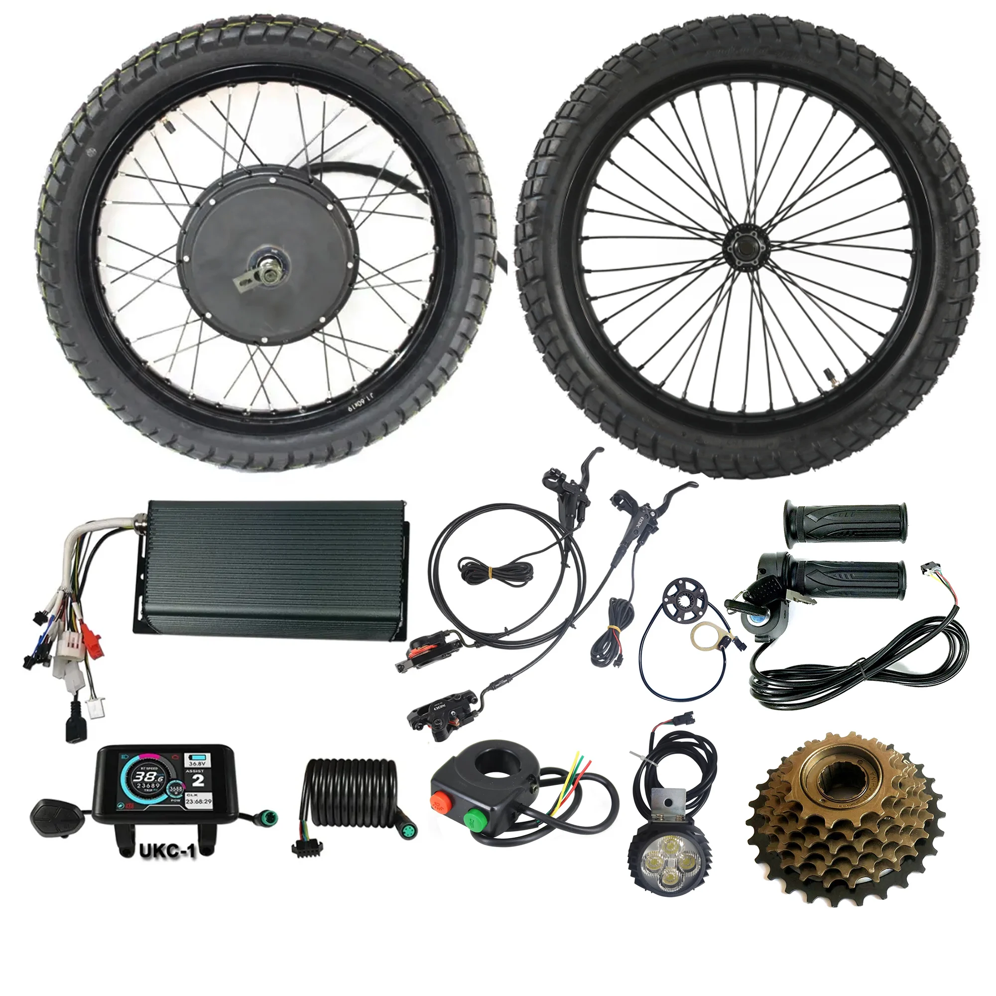 

60V 72V 3000W 5000W 100km/h 19 Inch Motorcycle Rim Ebike Electric Bicycle E Bike Conversion Kit