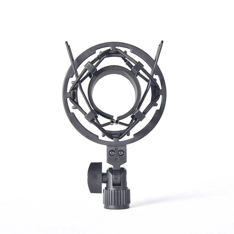 Professional Metal Microphone Shock Mount Locking Knob Reduce Noise Broadcast Clip Studio Recording Mic Holder Spider Condenser microphone shock mount microphone clip holder