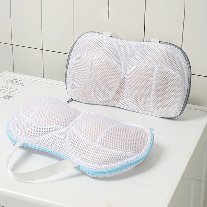 1PC Bra Special Laundry Bag Soft Anti-Deformation Bra Cleaning Protection Bags Household Underwear Wash Bag For Washing Machine 2