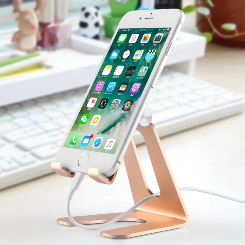 New Lazy Mobile Phone Bracket for IPad Tablet Desktop Bracket Bed Chasing Drama Adjustable Live Stand Aluminium Alloy Anti-slip