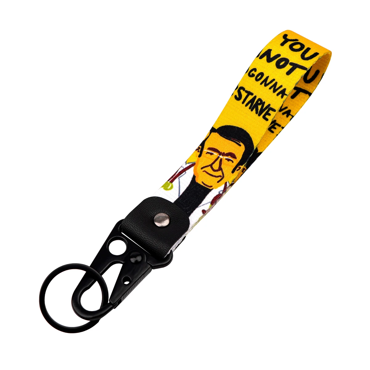 독수리 부리 모양 키체인 짧은 끈, 휴대폰 줄, 배지 홀더, USB 휴대용 키 끈 액세서리 선물용