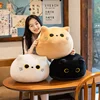18cm Plush Cat Toy White Black Brown Stuffed Animal Cat Plush Throw Pillow Kids Toys Birthday Gift For Children 1