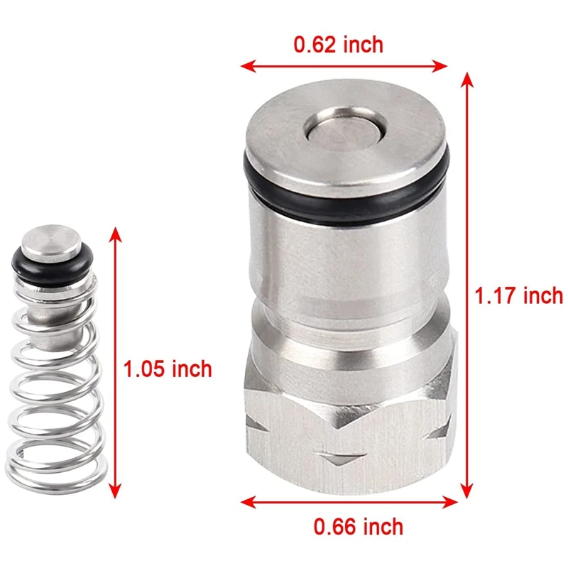 Liquid Side Pin Lock Keg Post (19/32-18) with Universal Poppet