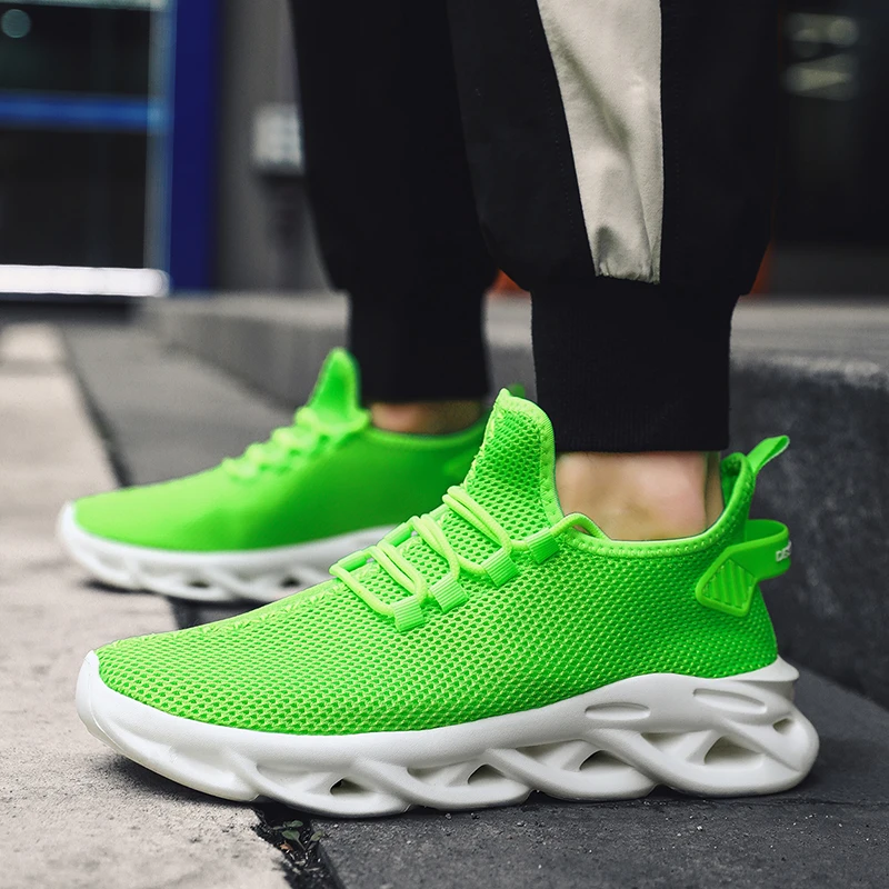 MAEDEF Running Shoes Men Sneakers Outdoor Walking Sports Shoes Leisure Sneaker Men Trendy Breathable Casual Shoes Male Footwear