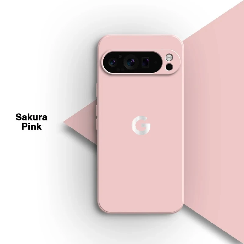 G Logo Liquid Silicone Case Google Pixel 10A 11 10 9 Pro XL 9A 8A 7A Original