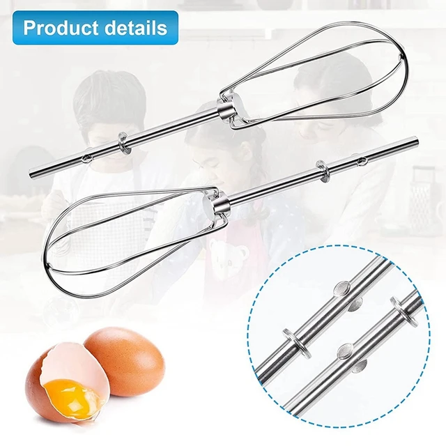 Batidores de huevos de repuesto para batidora de mano KitchenAid, modelo  Compatible con Mixmaster, reemplaza W10490648 KHM2B - AliExpress