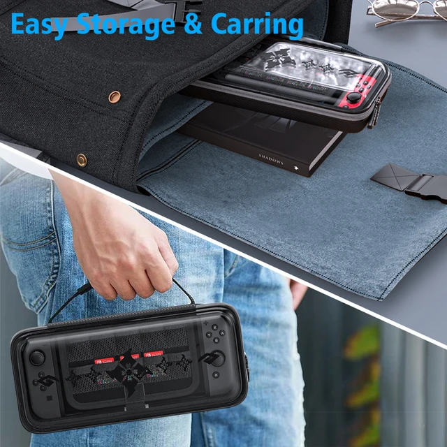 OIVO for Switch Storage Bag Hard PC Cover Box Anti-Collision