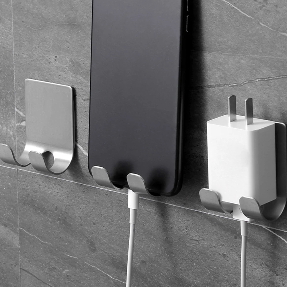 Razor Holder 1-15PCS No-Punch Adhesive Storage Hook Bathroom Waterproof Wall Shelf Holder
