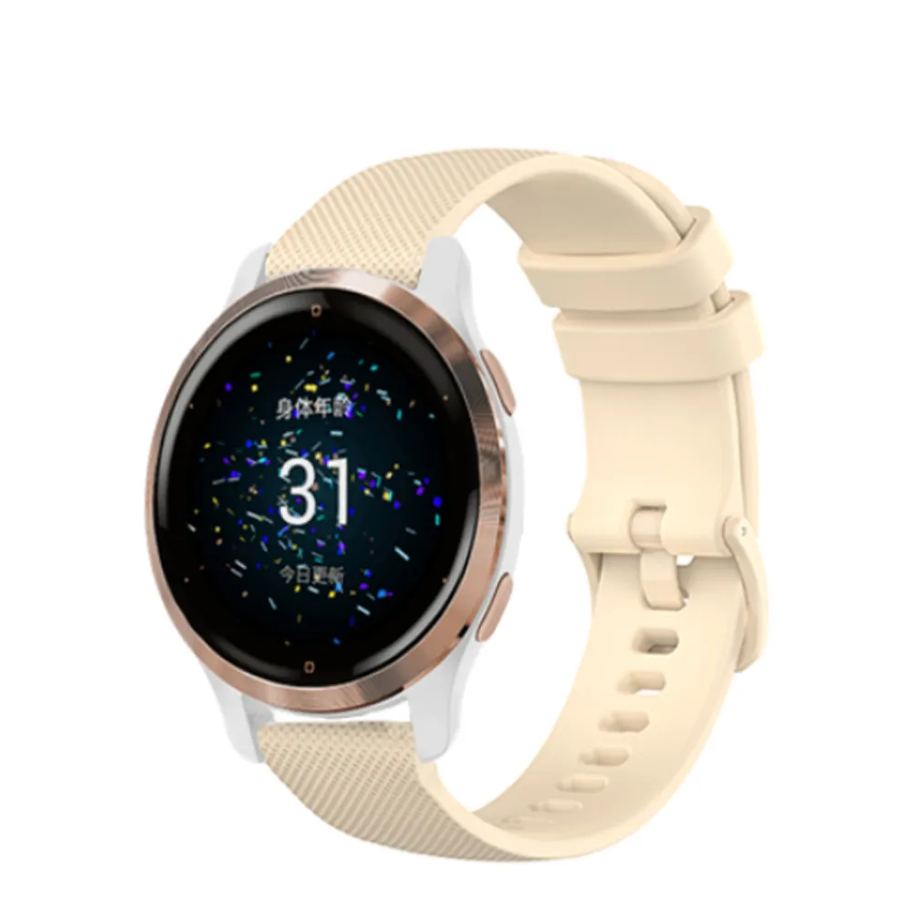 Cinturino Smart Watch per Garmin Venu SQ 2s 3s 2 Plus/Forerunner 255s 265s 255 55 245 645 Vivoactive 3 4 4s 5 cinturino in Silicone - immagine 2