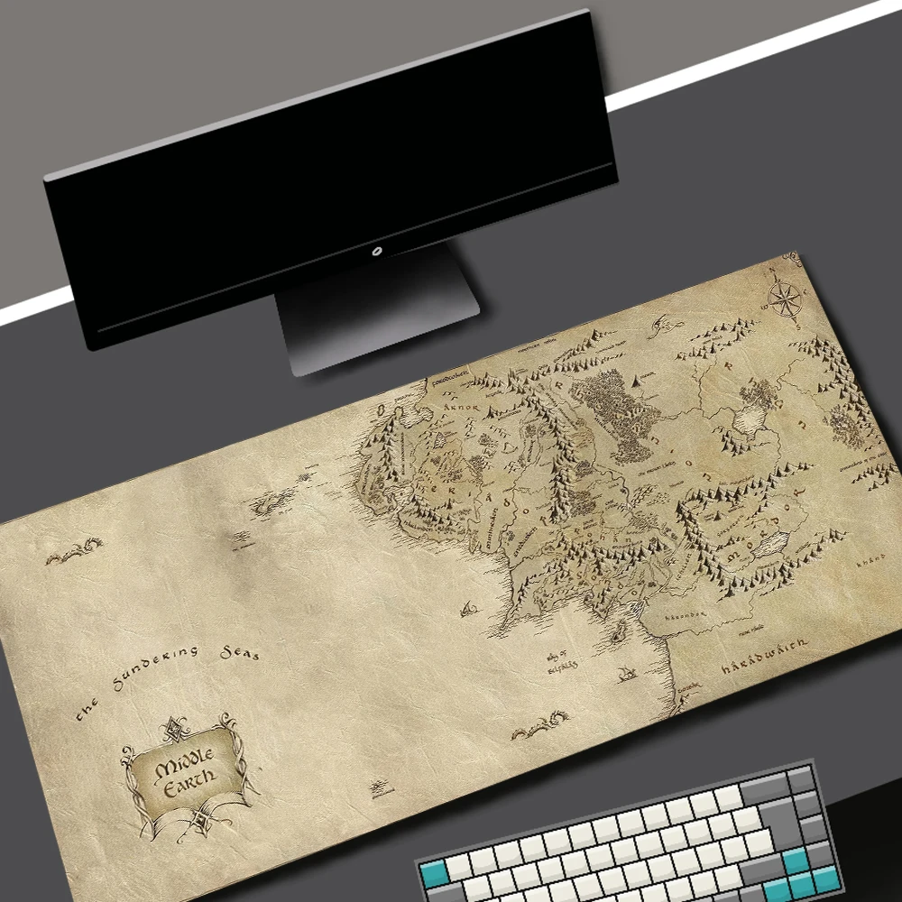 Alfombrilla De Ratón Con Mapas De Topografía Para Ordenador, Tapete De