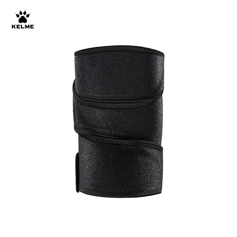 KELME Adjustable Elastic Knee Support Brace Men Pressurized Elastic Knee Pads Support Fitness Gear Basketball Volleyball Brace