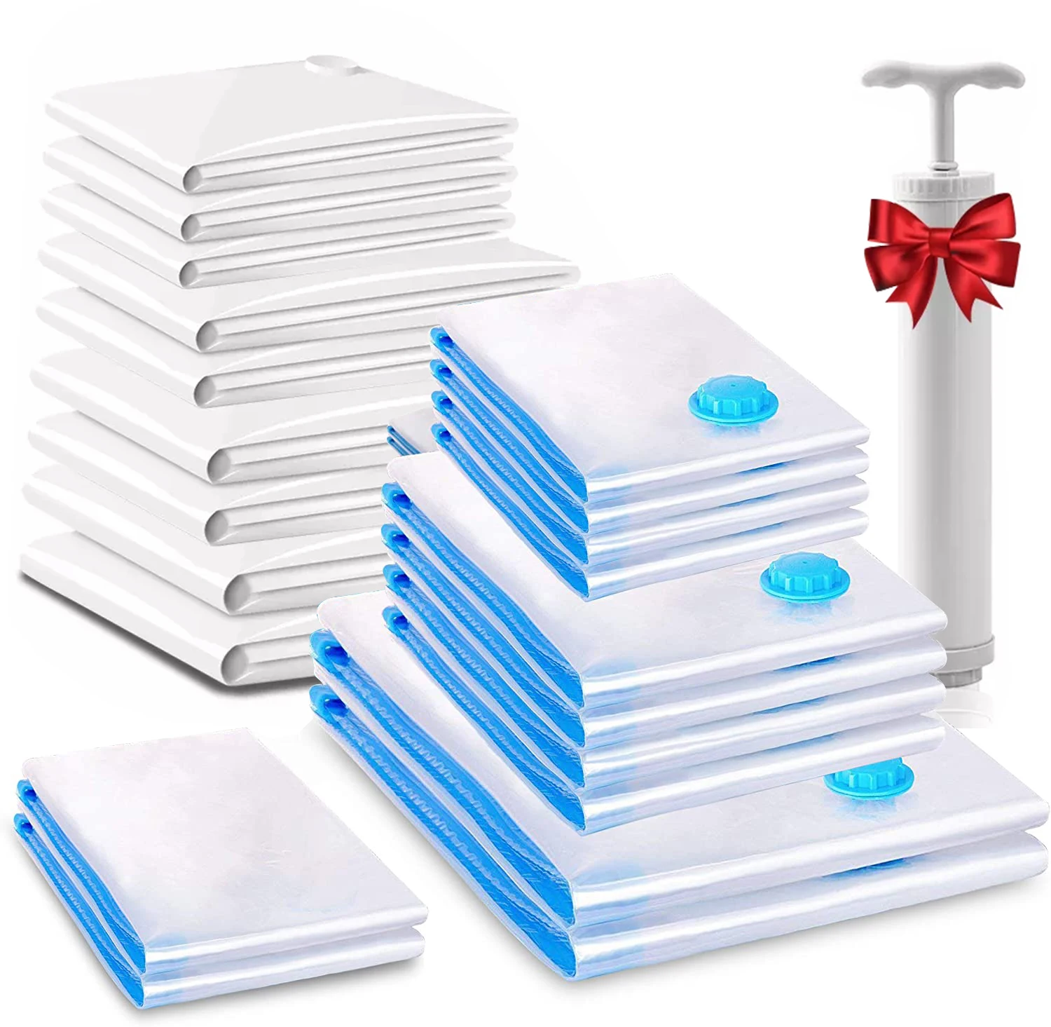 vacuum seal bags for clothes with pump