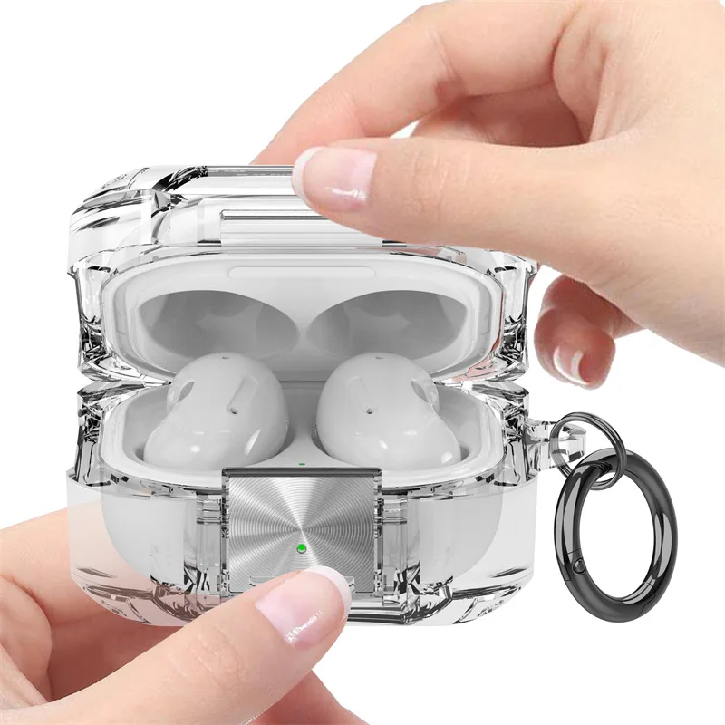 Premium Protective Case with Carabiner for True Wireless Earphones