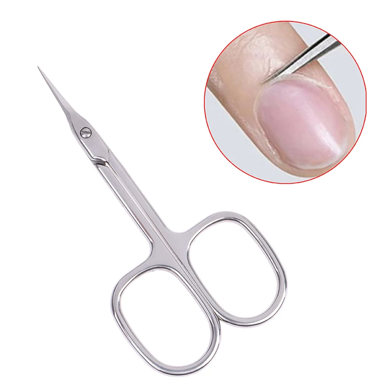 Stainless Steel Cuticle Nippers Scissors Trimmer Dead Skin Remover Cutter Manicure Supplies Professional Tool(Second generation)