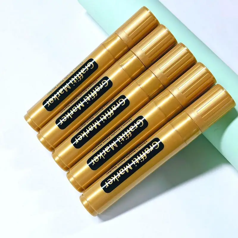 아트 그래피티 마커 POP 펜, 대용량, 빠른 건조, 영구 방수, 포스터 페인트 브러시, 광고 화이트보드용