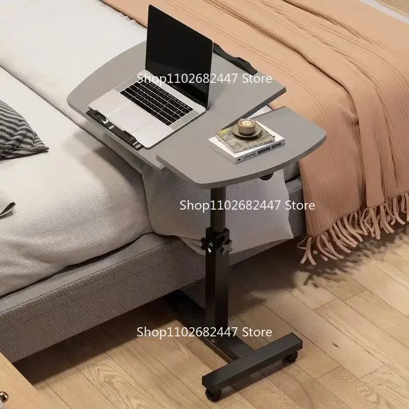 Portable Bedside Table Laptop Desk Adjustable Adjustable Table Folding Sofa Side Widened