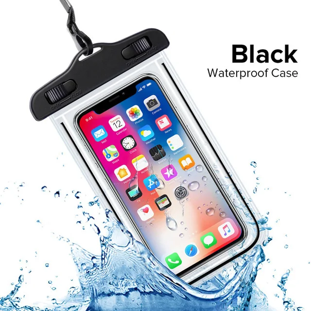 2pack Universal Waterproof Phone Case Water Proof Bag Swim Cover