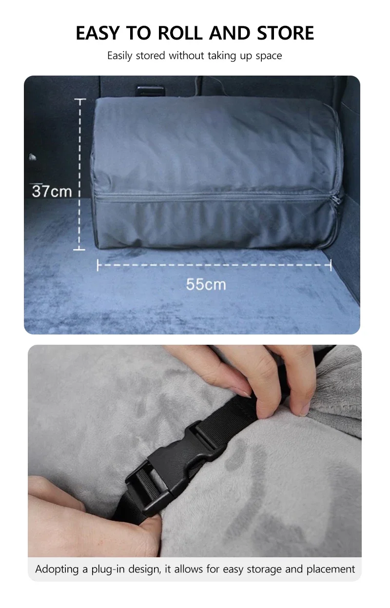 For Tesla Model YJuniper 2025Camping Mattress Foldable Memory Foam Travel Sleepi
