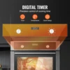 VEVOR Single Wall Oven 24" Electric Built-in Wall Oven 2.68 Cu.Ft Electric Wall Ovens with Timer 2800W Electric Oven for Kitchen 6