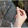 New Diamond Metal Business Card Case Aluminum Organizer Flash Rhinestone Slim Business Card Case Business Supplies 5