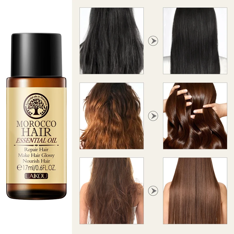 

Moroccan Hair Care Essential Oil Smoothen Frizz Repair Damaged Hair Not Greasy Shiny and Supple Nursing Hair Care Products