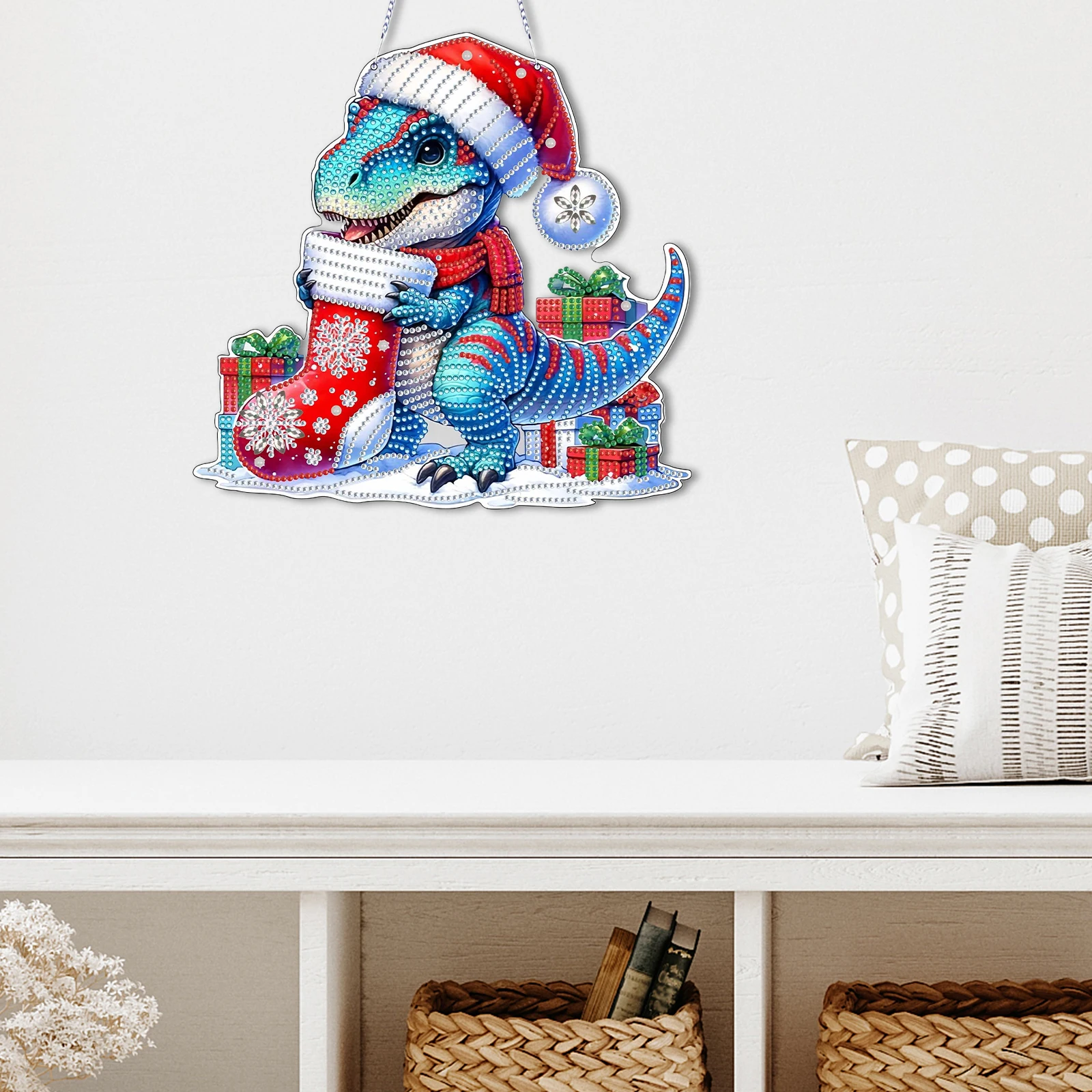 2D Flat DIY 5D DIY Diamond Art Tabletop Decorations Double-Sided Diamond Painting Desktop Decorations Bedroom Table Decoration