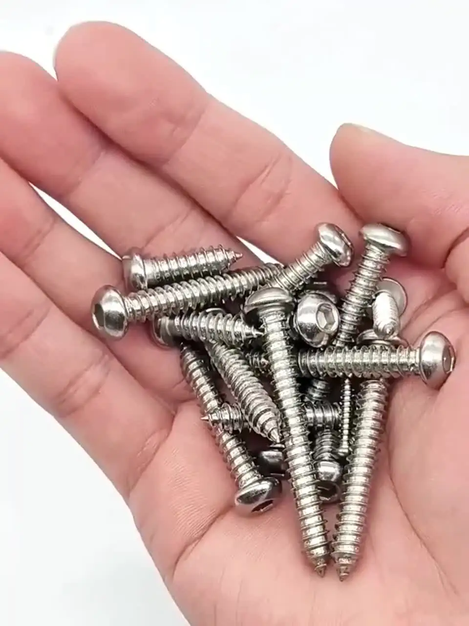 M2 M2.6 M3 M3.5 M4 M5 M6 Grade 8.8 Steel Black Oxide Hex Socket Head Self Tapping Screw