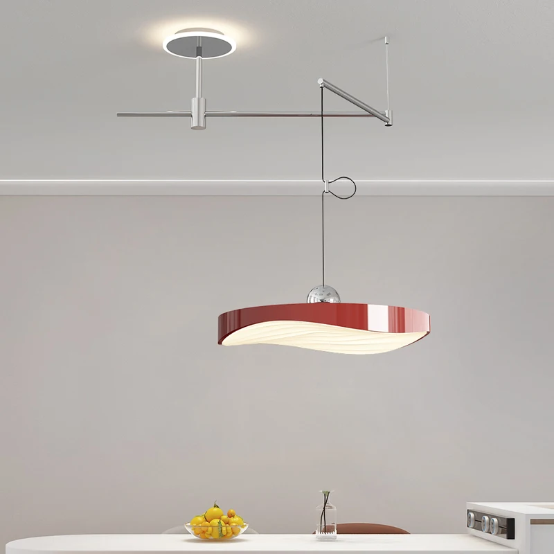Modern Removable LED Chandeliers For Office Study Dining Table Home Decor Pendant Lights Lustre Bedroom Indoor Lighting Fixtures