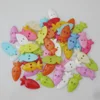 NBNNOA About 1" high Cutely Fruit Flatback Buttons Plastic Carrot Mixed Colors 50Pcs DIY Sewing Clothes Craft Accessory 5