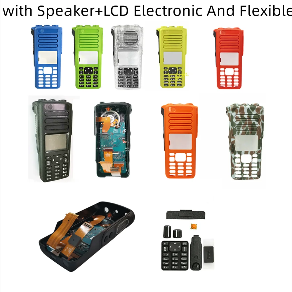 8 Colors Walkie Replacement Repair Housing Case With Speaker+LCD Electronic And Flexible For DGP8550e XPR7550e Two Way Radios 34 in 1 screwdriver set bits baku professional hardware pc computer electronic repair multi tool kit with flexible shaft