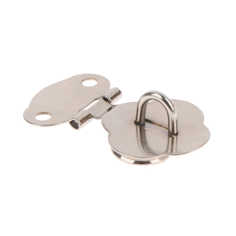 2Pair/Set Lock Hasp Hook Latch Lock Hinge Hardware For Jewelry Box Diary Book Drawer Wood Case Buckle