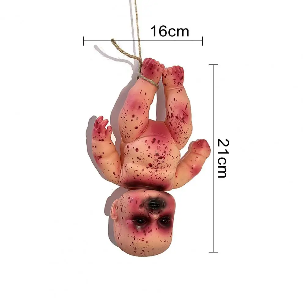 25cm Halloween Zombie Baby Doll Ghost Doll Haunted House Terror Decoration Toy Creepy Doll Halloween Decoration Haunted Decor