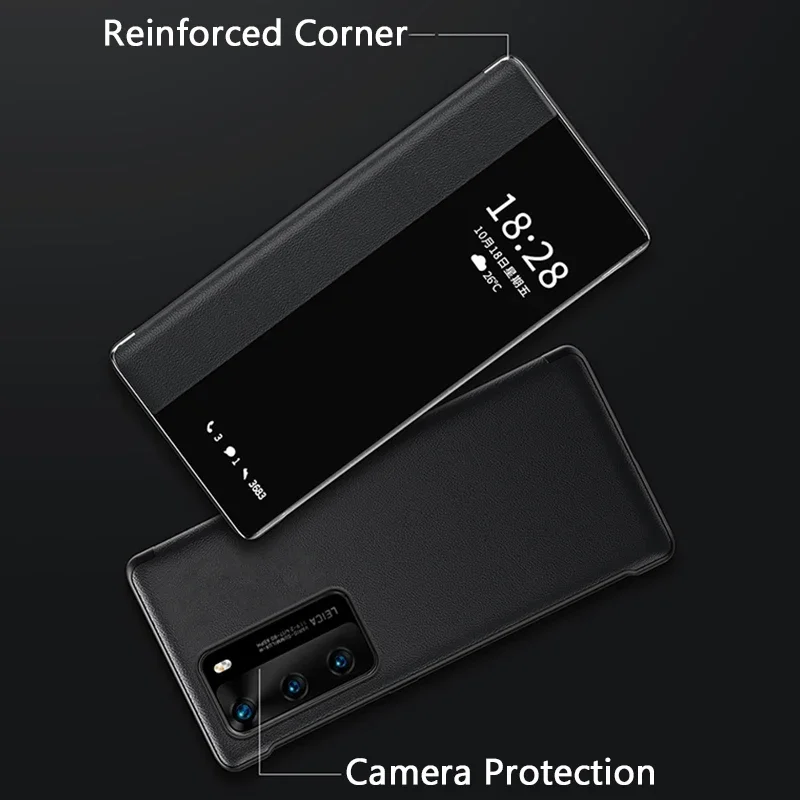 Smart View Auto Sleep Flip Cover - Slim Magnetic Phone Case