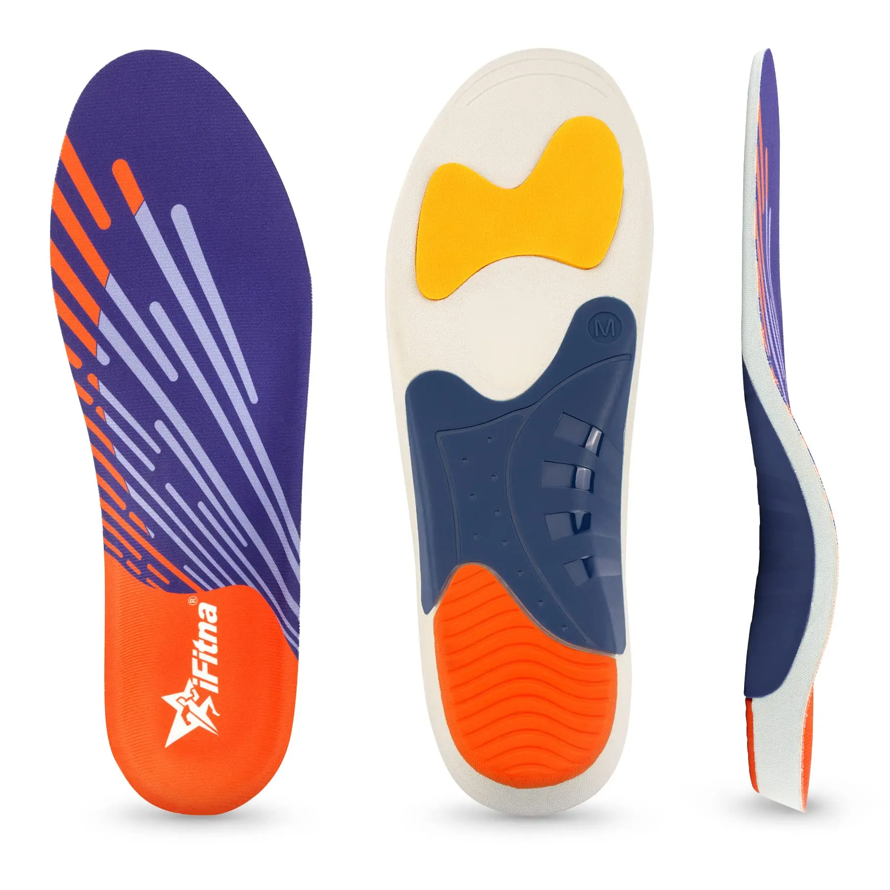 Plantar Fasciitis High Arch Support Insoles for Men Women Orthotic Shoe Inserts Relief Feet Pain Flat Feet Shock Absorption