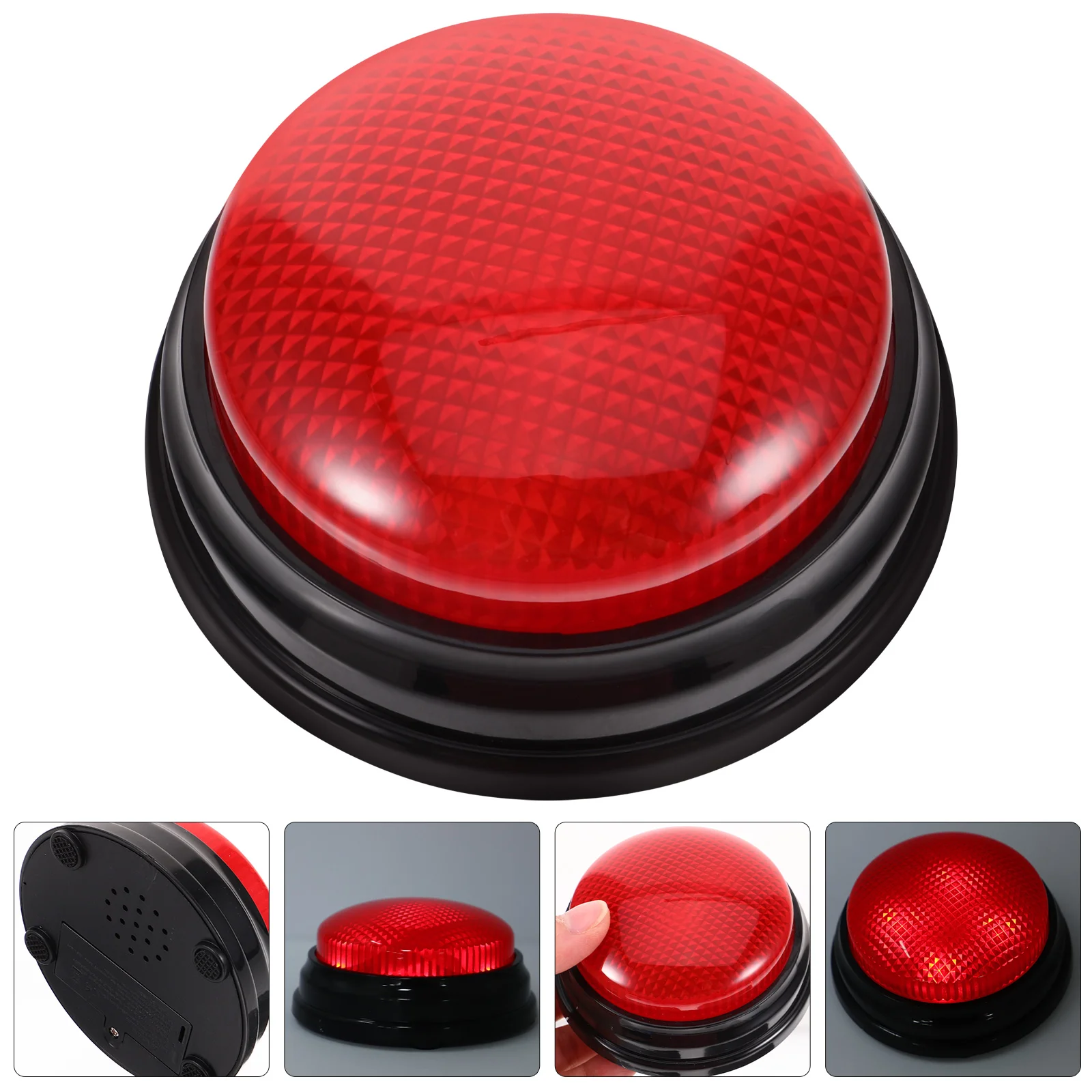 

Game Button Prop Party Prop Button With Light Alarm Sound For Competition Game Glow Sound Button Party Event Fun Game Props