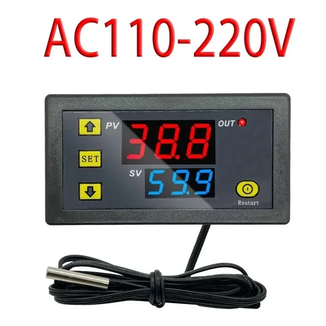 Compact Digital Temperature Controller with Heating and Cooling Functions
