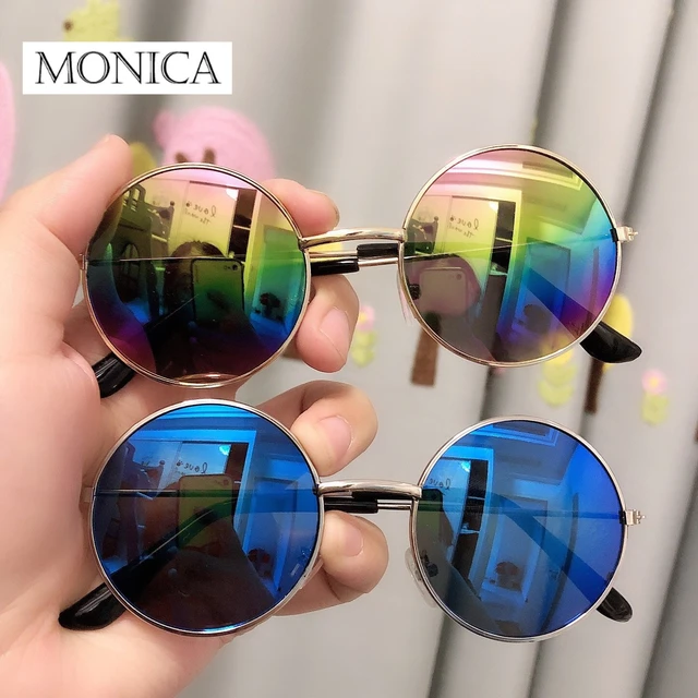 Anti Ultraviolet Small Round Sunglasses For Kids Newest Summer Eyewear For  Boys And Girls From Babywarehouse, $3.47 | DHgate.Com